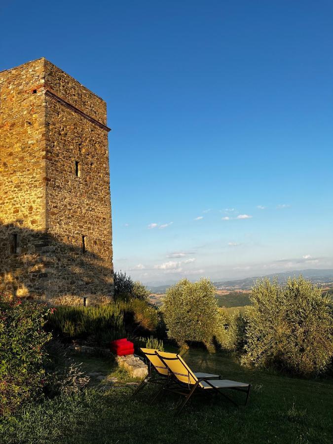 Medieval Tower In Umbria With Swimming Pool Montelagello エクステリア 写真