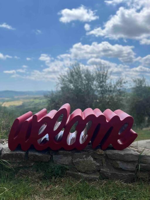 Medieval Tower In Umbria With Swimming Pool Montelagello エクステリア 写真