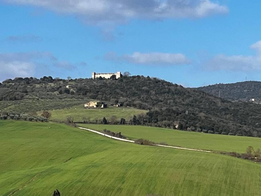 Medieval Tower In Umbria With Swimming Pool Montelagello エクステリア 写真
